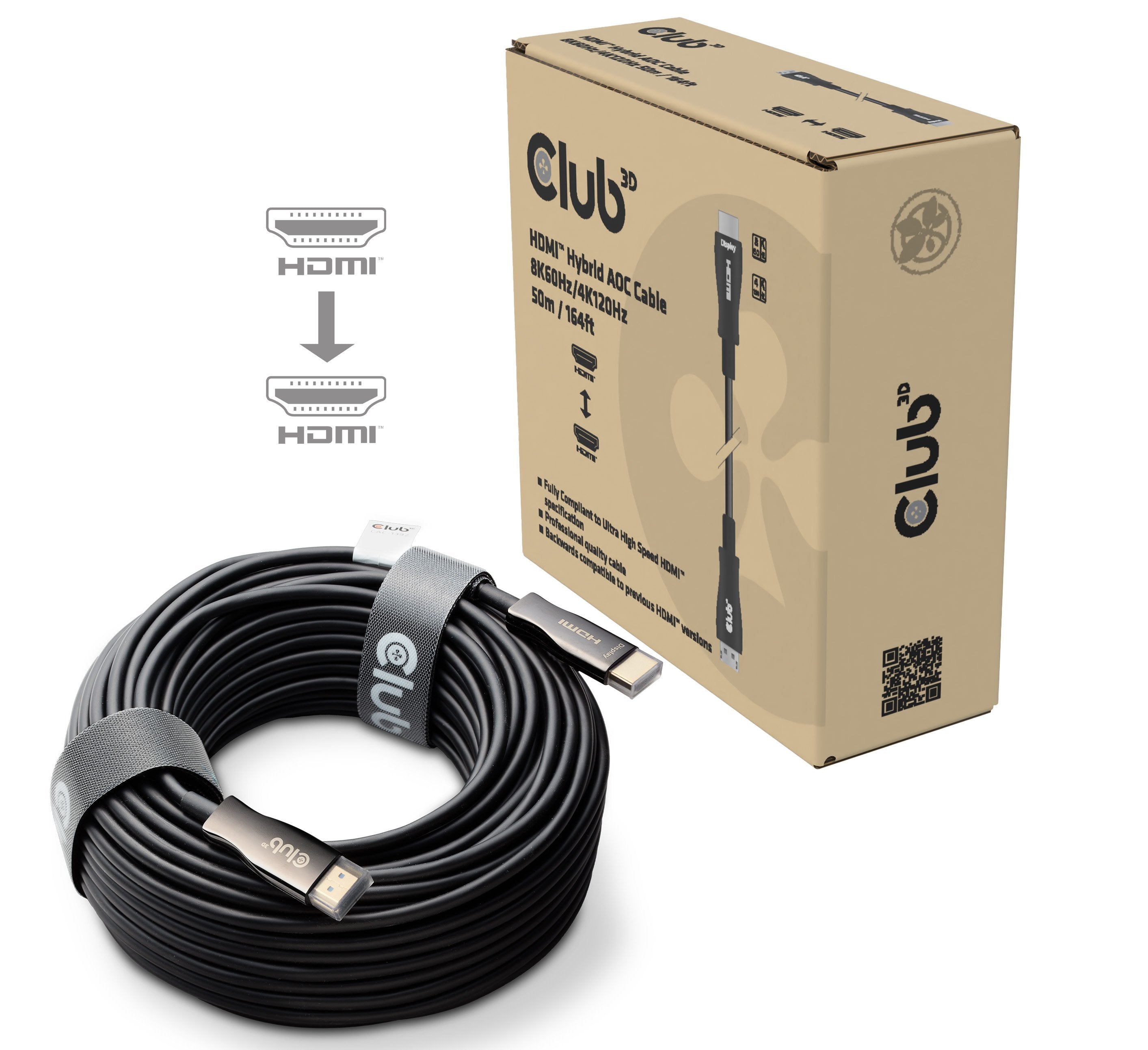 Cable Club3d Cac-1393 Hdmi 50 M Hdmi Tipo A (Estándar)