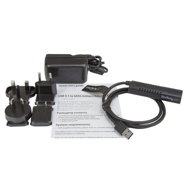 Startech.Com Cable Sata A Usb - Usb 3.1 (10gbps) - Uasp