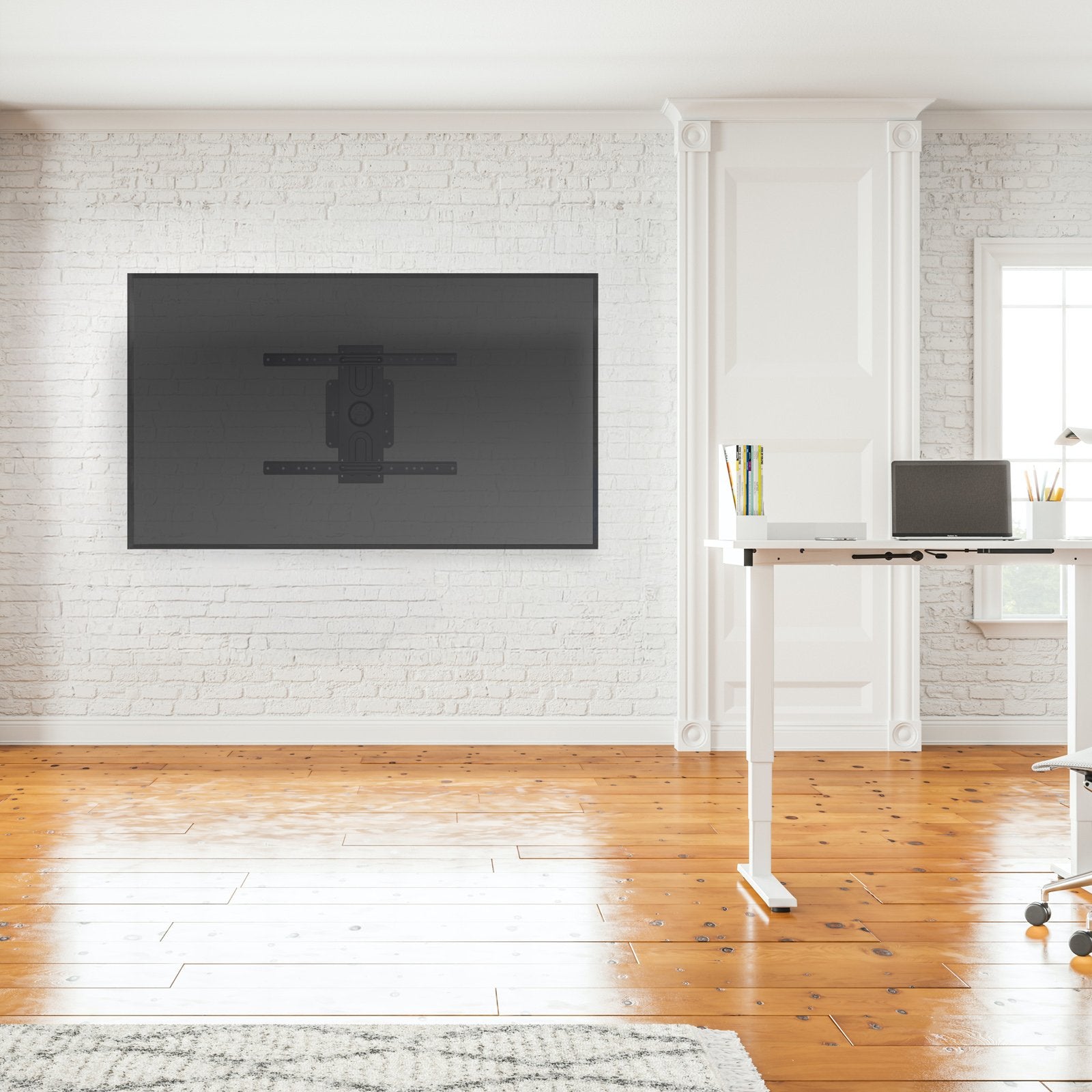 Soporte Pared 37-80 Rotación 360° Negro