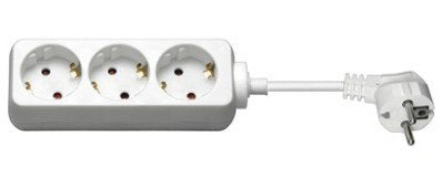 Regleta De Alimentación Goobay   De 3 Vías 51075