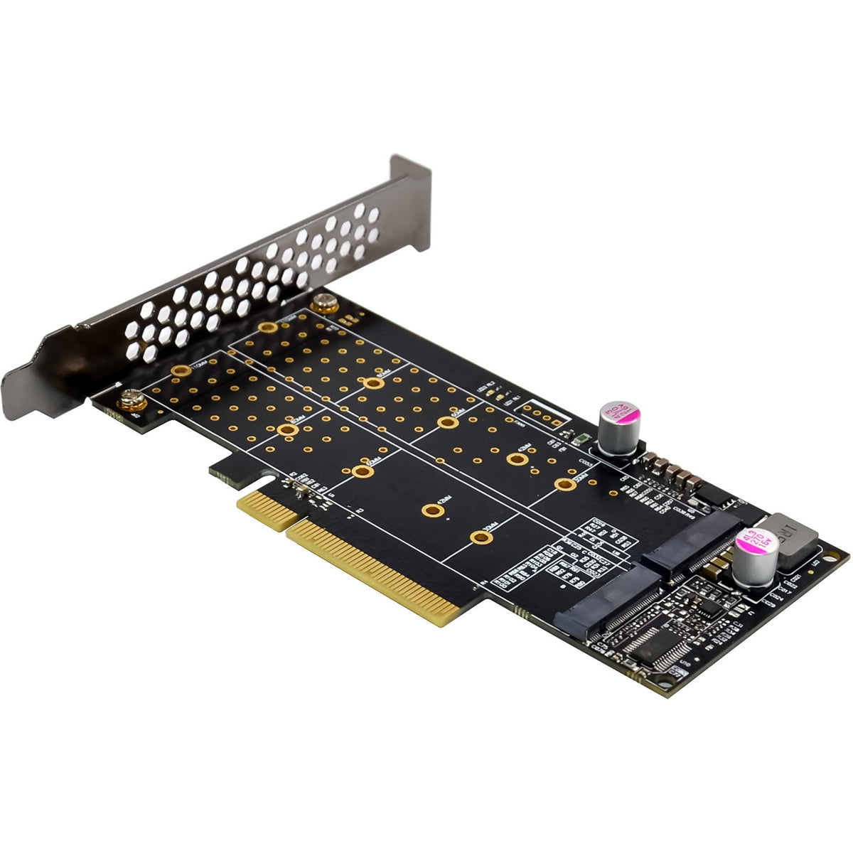 Inline Pcie Tarjeta A 2x Interno Nvme M.2 Key M  Bifurcation - Pcie X8