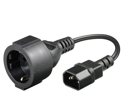 EAN 5711045358326 - Microconnect PE130075 cable de transmisión Negro 0,23 m C14 acoplador imagen 1