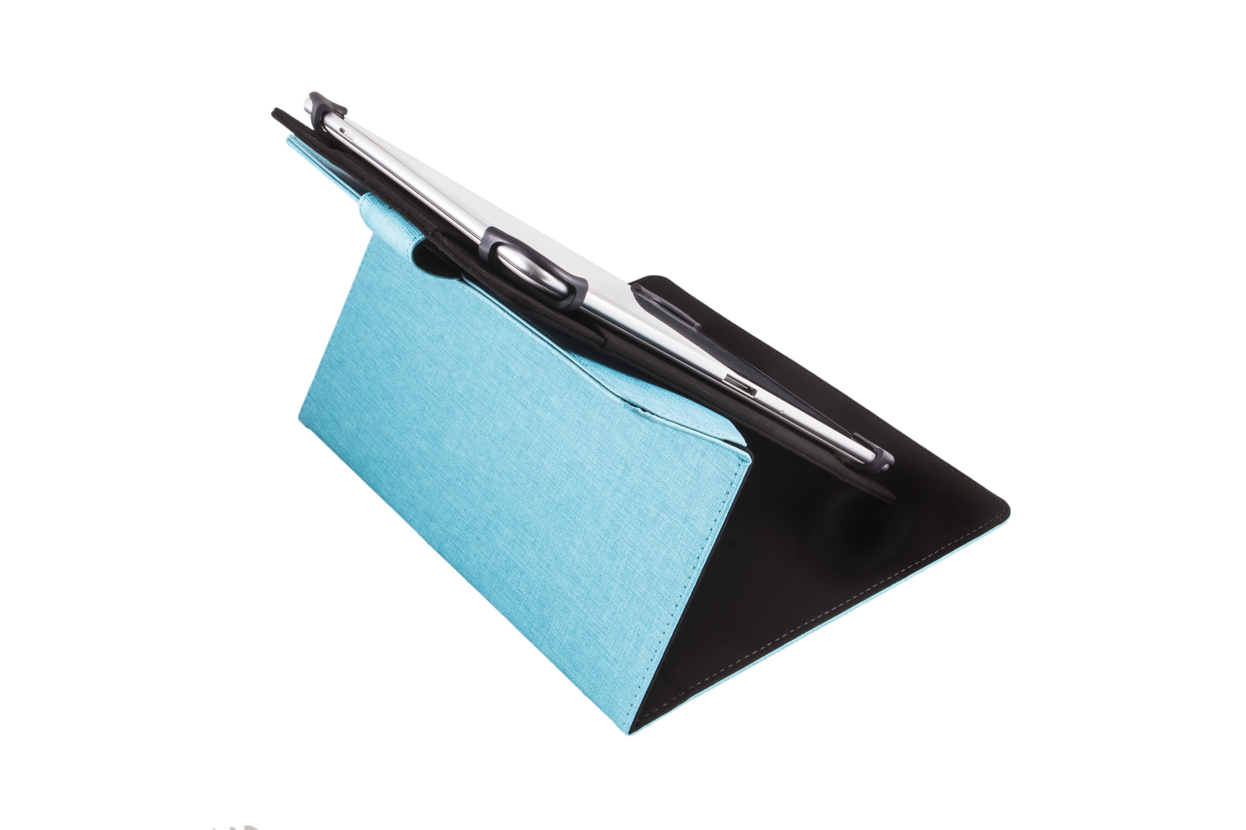 Funda Universal Rotatoria 360º Silver Ht Para Tablet 9-10.1" Azul
