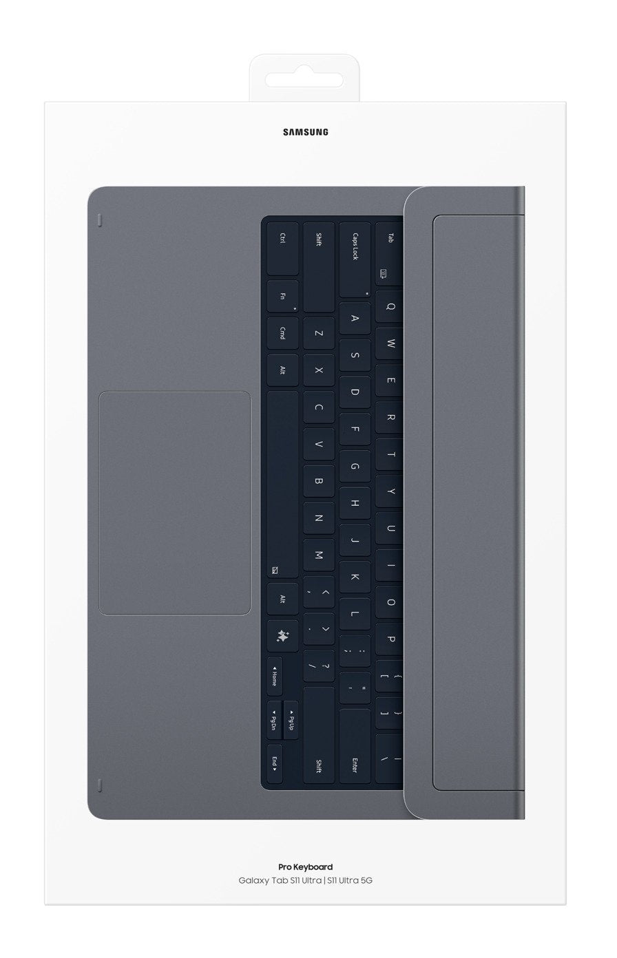 EAN 8806099015459 - Samsung Galaxy Tab S11 Ultra Pro Keyboard AZERTY Francés Pogo pin Gris imagen 10