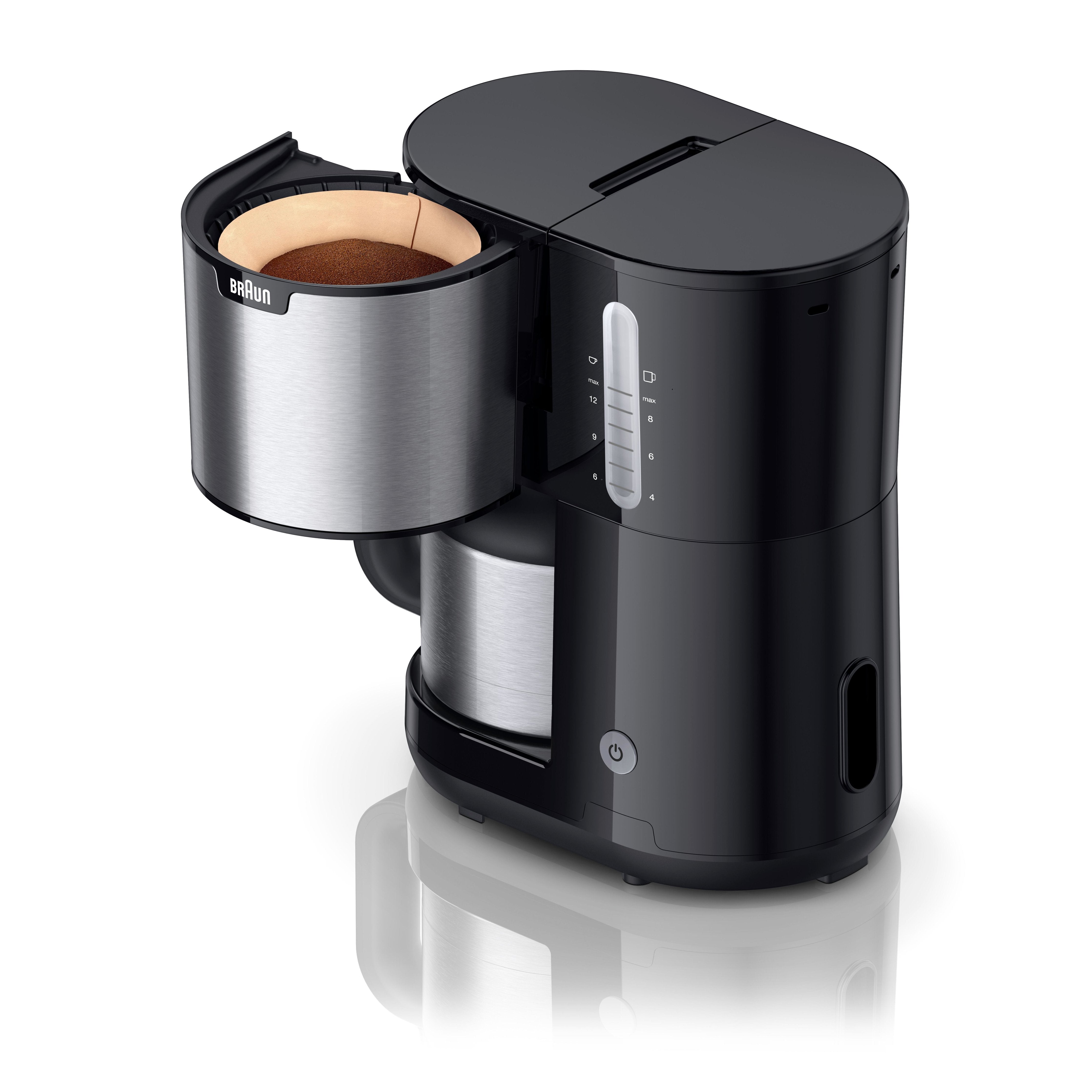 Cafetera Braun Idcollection Kf1505 Bk De Filtro 1,2 L
