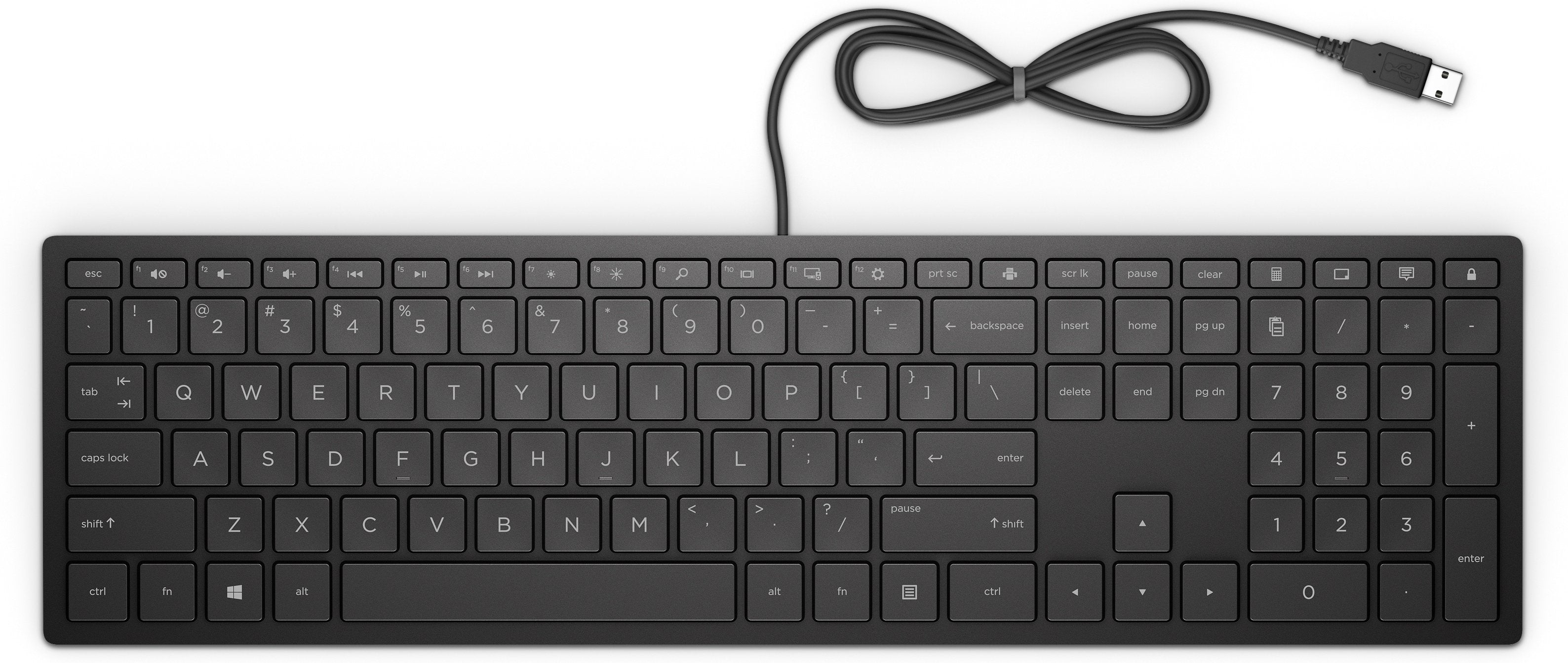 Teclado Hp Pavilion 300 Negro - Español