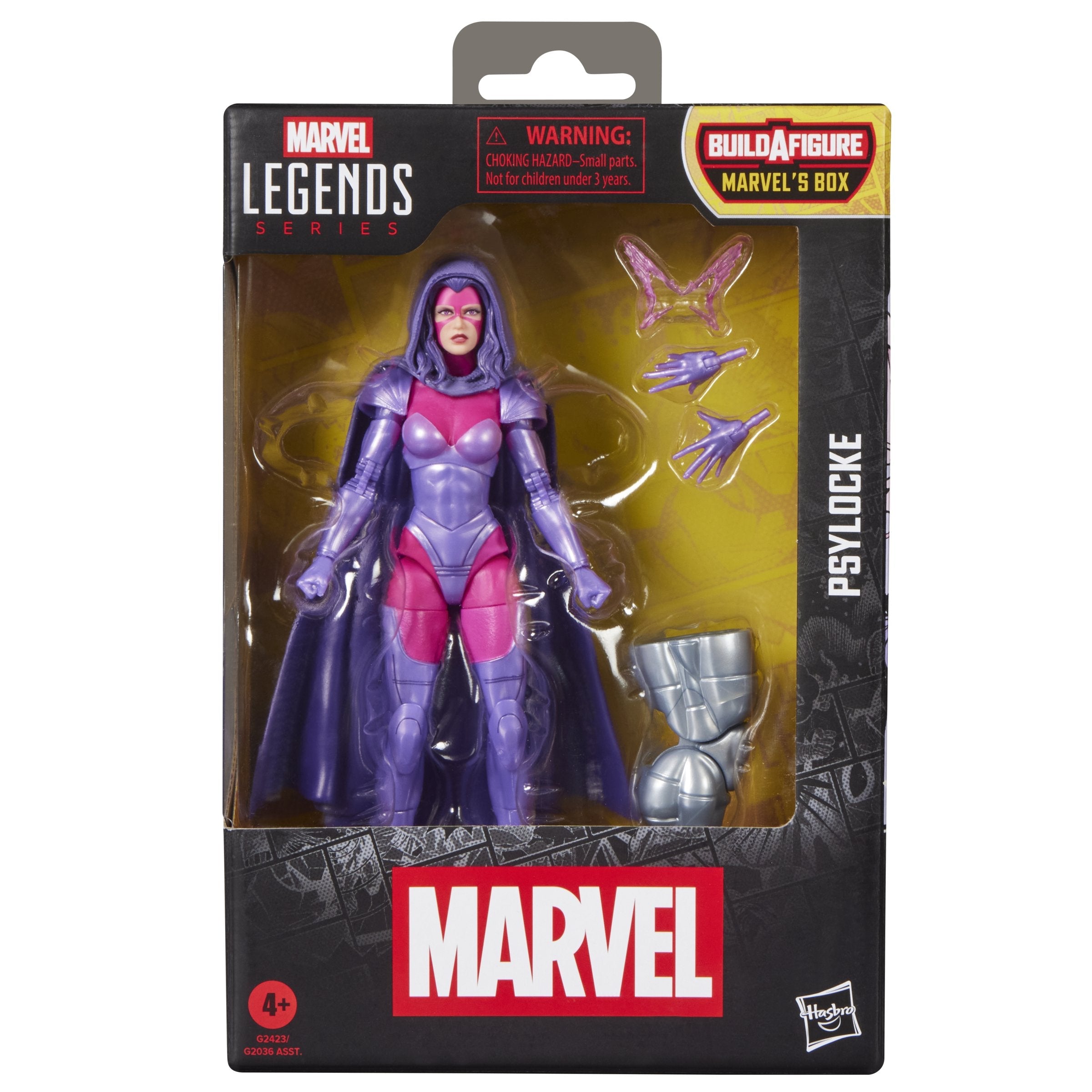 Figura Hasbro Marvel Legends Series Build A Figure Marvel'S Box Psylocke