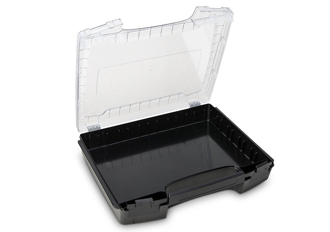 Maletín Para Piezas Pequeñas I-Boxx 72 Negro Transparentee