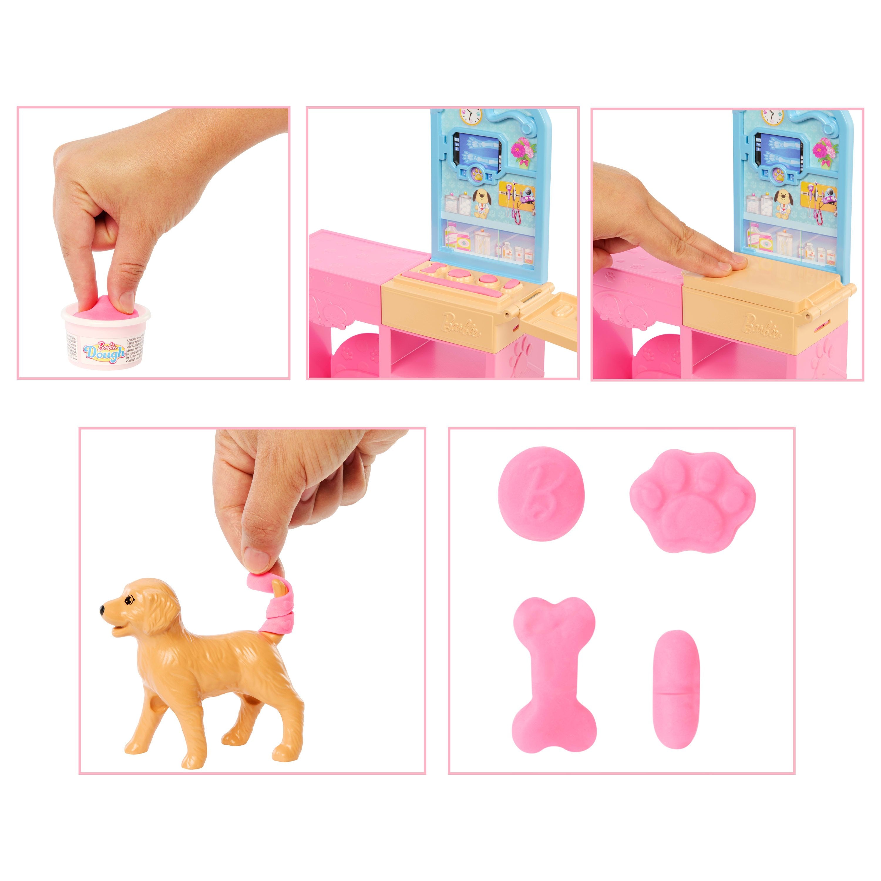 Mattel Barbie "Gute Besserung" Tierkrankenstation Muñeca Und Zubehör Jfx93