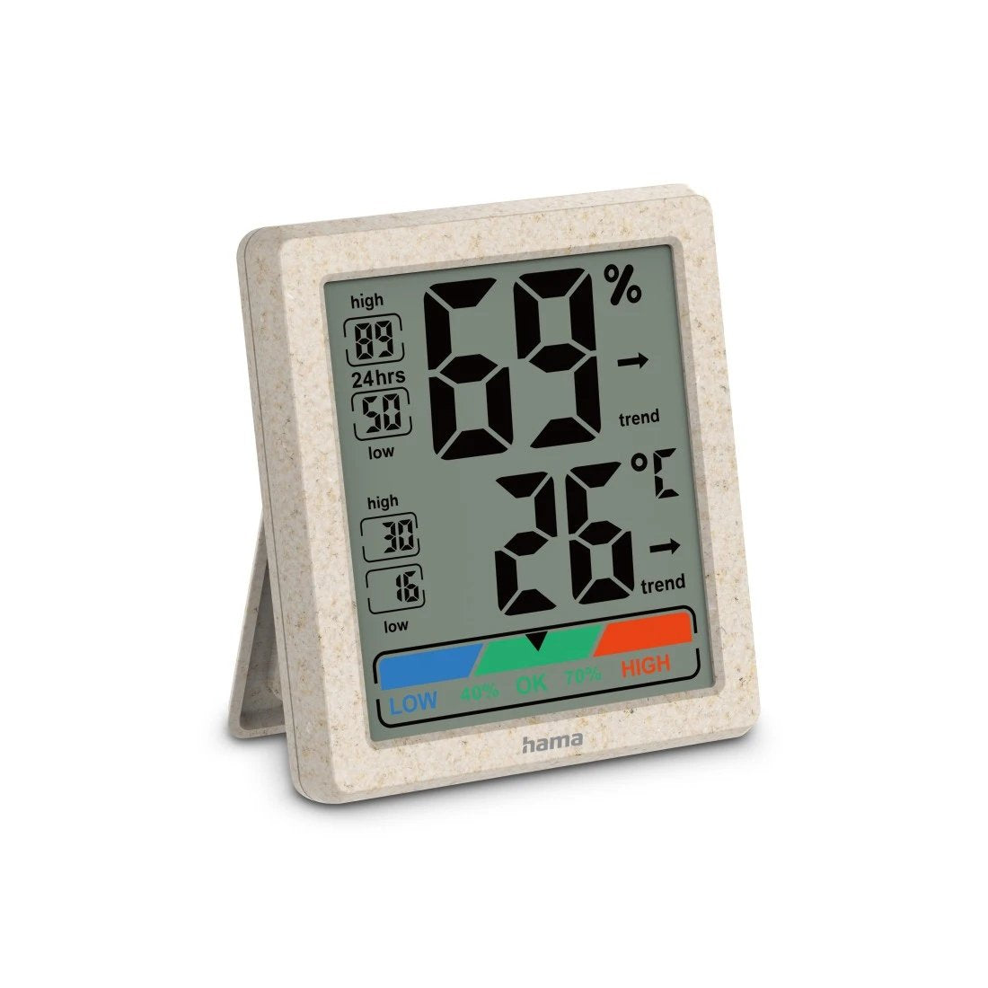 Hama Thermomenter Und Hygrometer Ponza, Digital Für Innen  222227