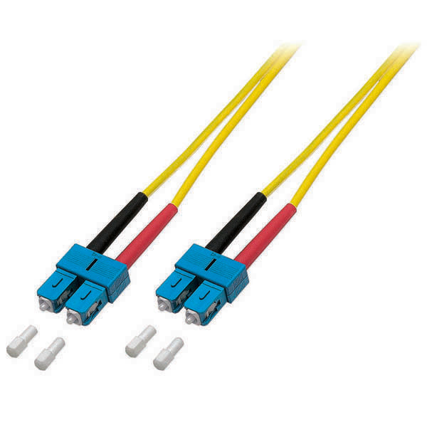 Lwl-2-Faser-Patchk. 1.0mtr.Sc-Sc, 9/125um, Os2, Ad=3mm