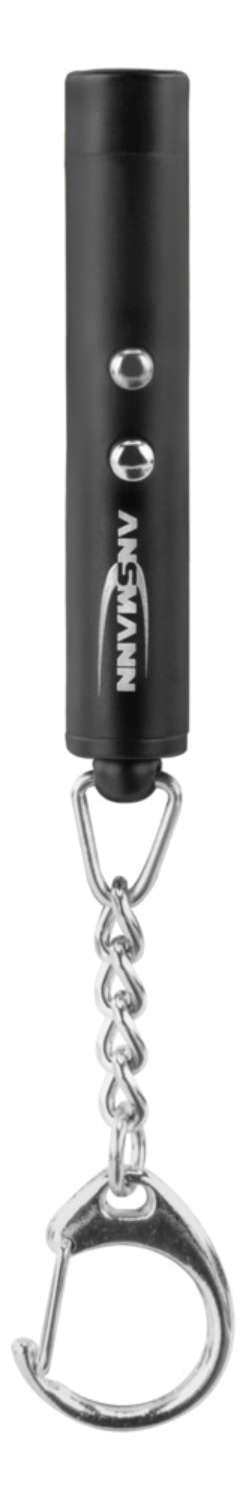 Puntero Láser Ansmann 2 En 1 Rango De Luz 50 M, 1x Led, Ultra Pequeño 1600-0270
