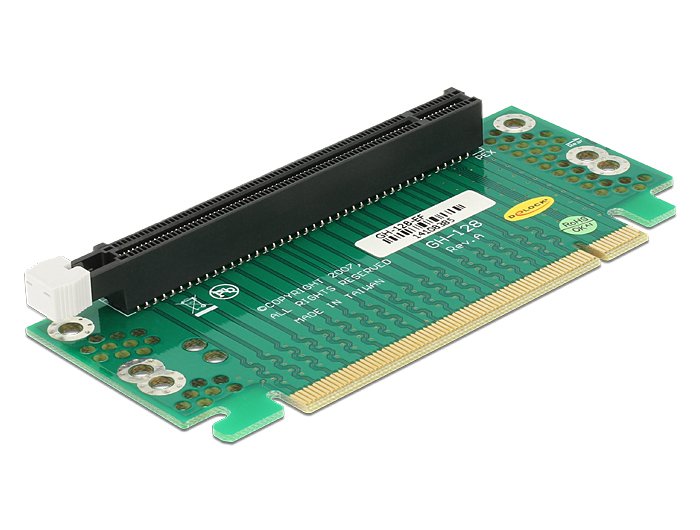 Tarjeta Delock Riser Pci Express X16 Angled 90 °, Tarjeta Riser 41914