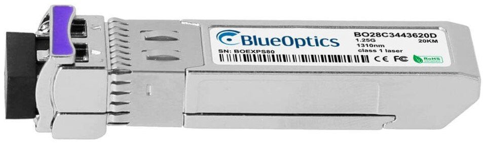 Blueoptics Allied Telesis At-Spbd20dual-14 Blueoptics Bo28c4334620d Csfp Transceiver, 1000base-2bx-D, Singlemode Fiber, Tx:1490nm/Rx:1310nm, 20km