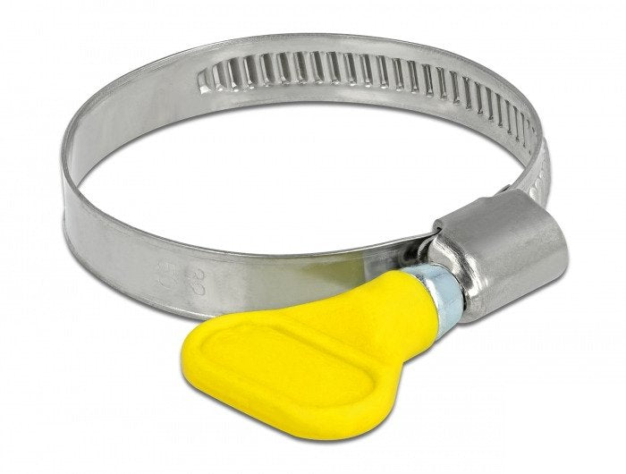 Schlauchschelle Edelstahl 400 Ss Mit Flügelmutter 32 - 50 Mm 5 Stück Gelb