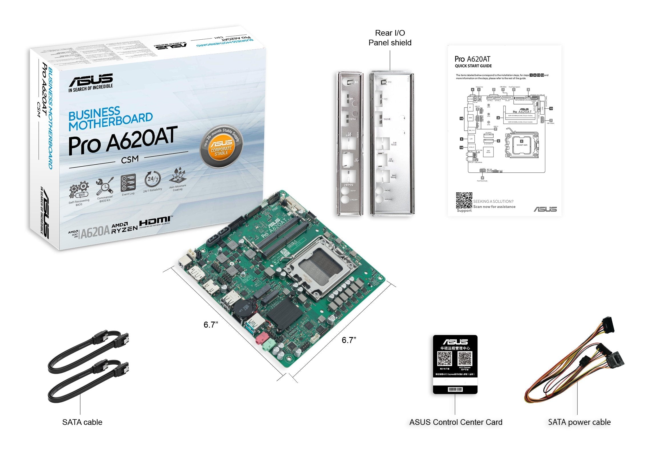 EAN 4711636116053 - ASUS 90MB1L5M-M0EAYC placa base Zócalo AM5 mini ITX imagen 6