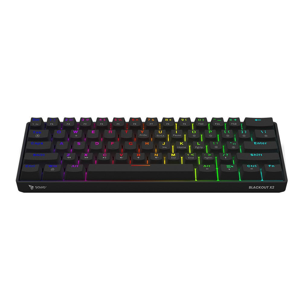 EAN 5901986049487 - Savio BLACKOUT X2 PEACH teclado Juego USB QWERTY Internacional de EE.UU. Negro imagen 2