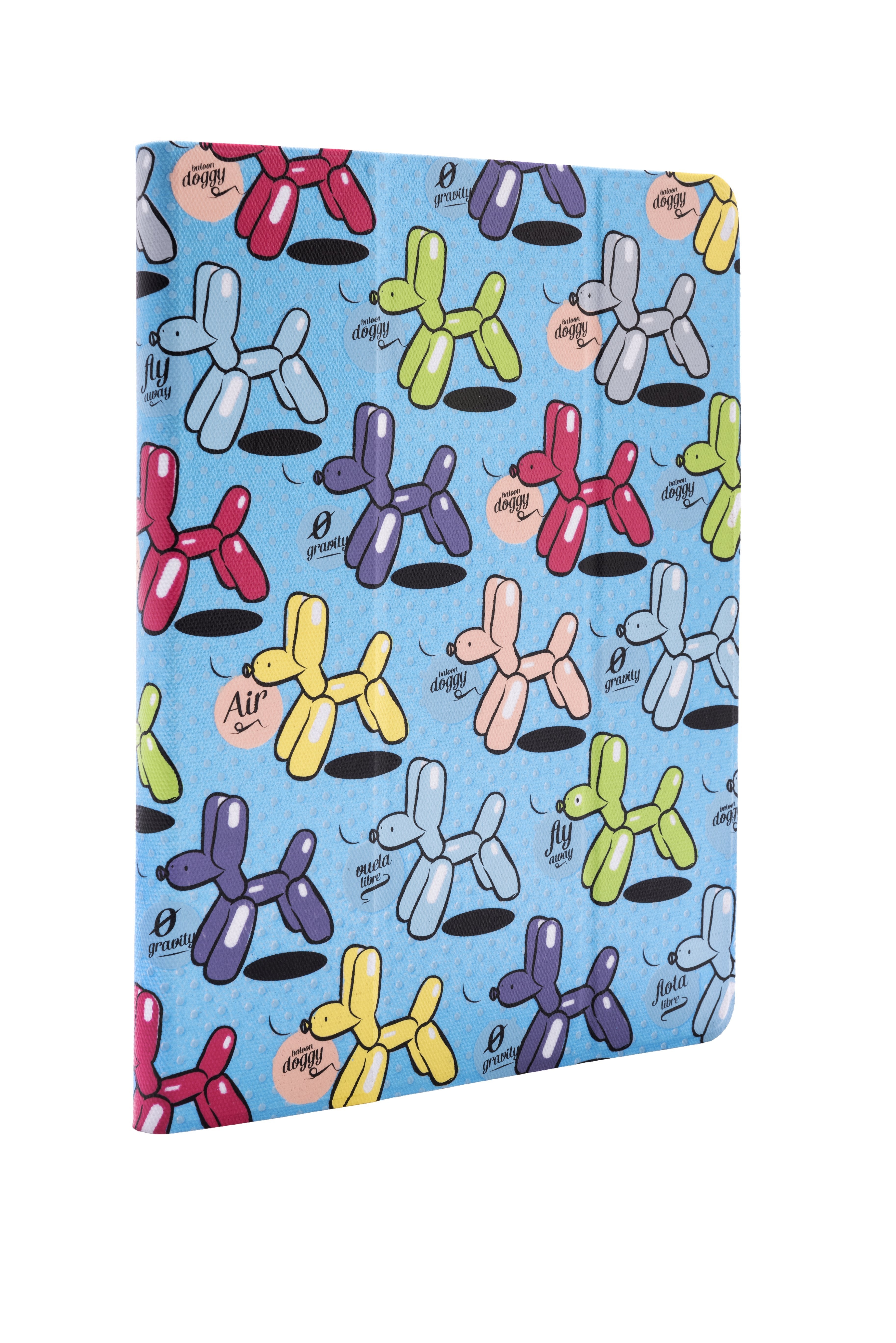 Funda Tablet Universal Silver Ht 9-10.1  Ballons Blue Metal