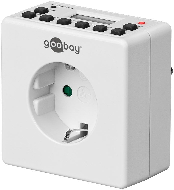 EAN 4040849555411 - Goobay 55541 contador eléctrico Blanco Programador eléctrico diario/semanal imagen 2