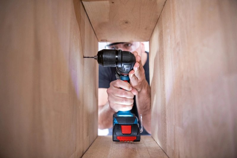 Bosch Professional Taladro Atornillador A Batería Gsr 18v-90 Fc  Sin Batería Ni Cargador, En L-Boxx