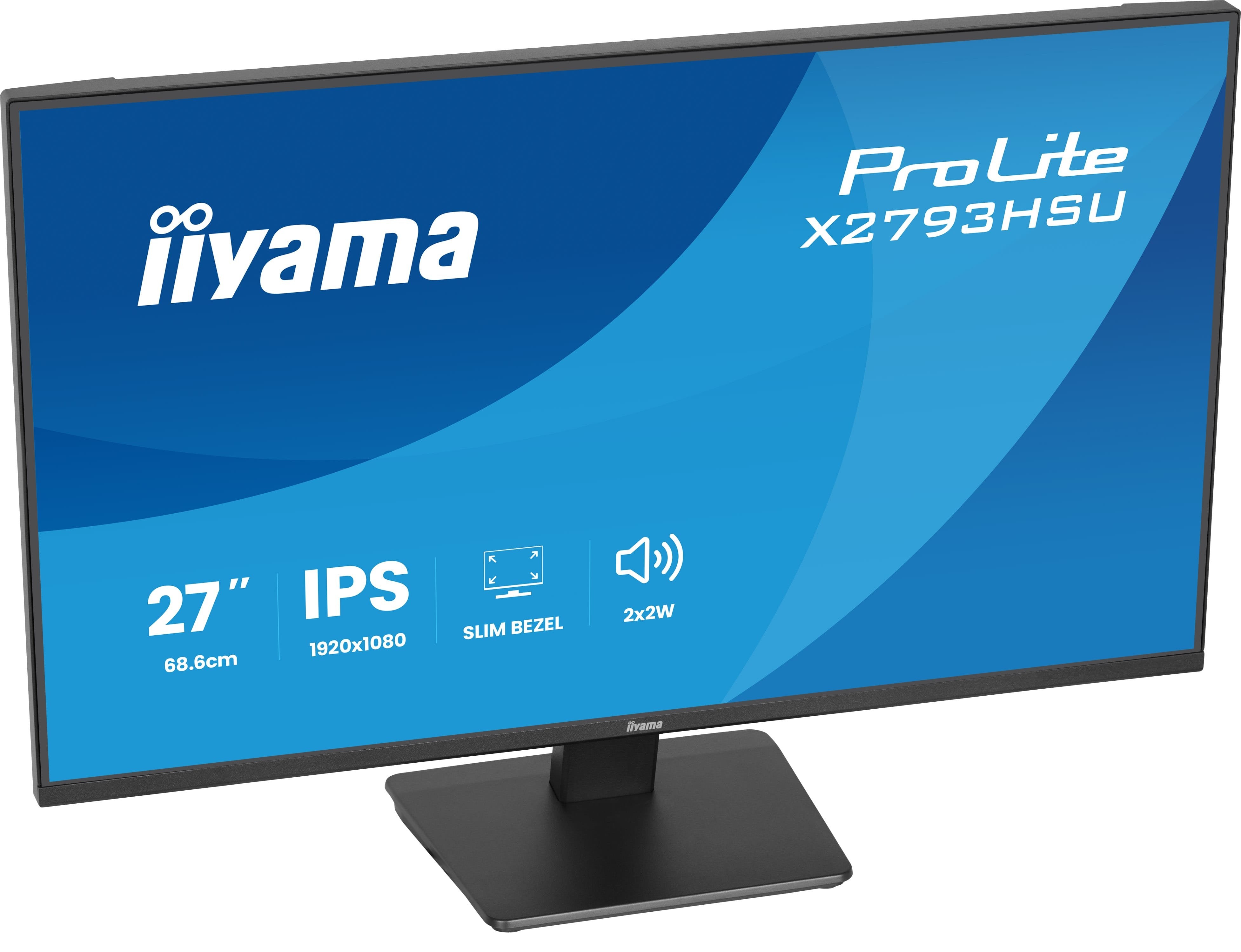 Iiyama 68.6cm 27" X2793hsu-B1 16:9 Hdmi+Dp+2xusb Ips