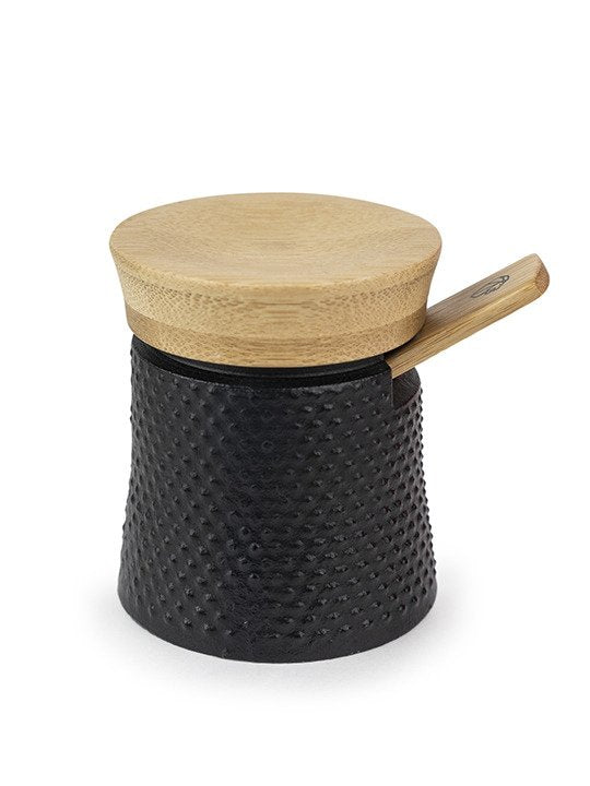Peugeot Bali Fonte Pfeffermühle Salzstreuer+ Tray 8cm Black