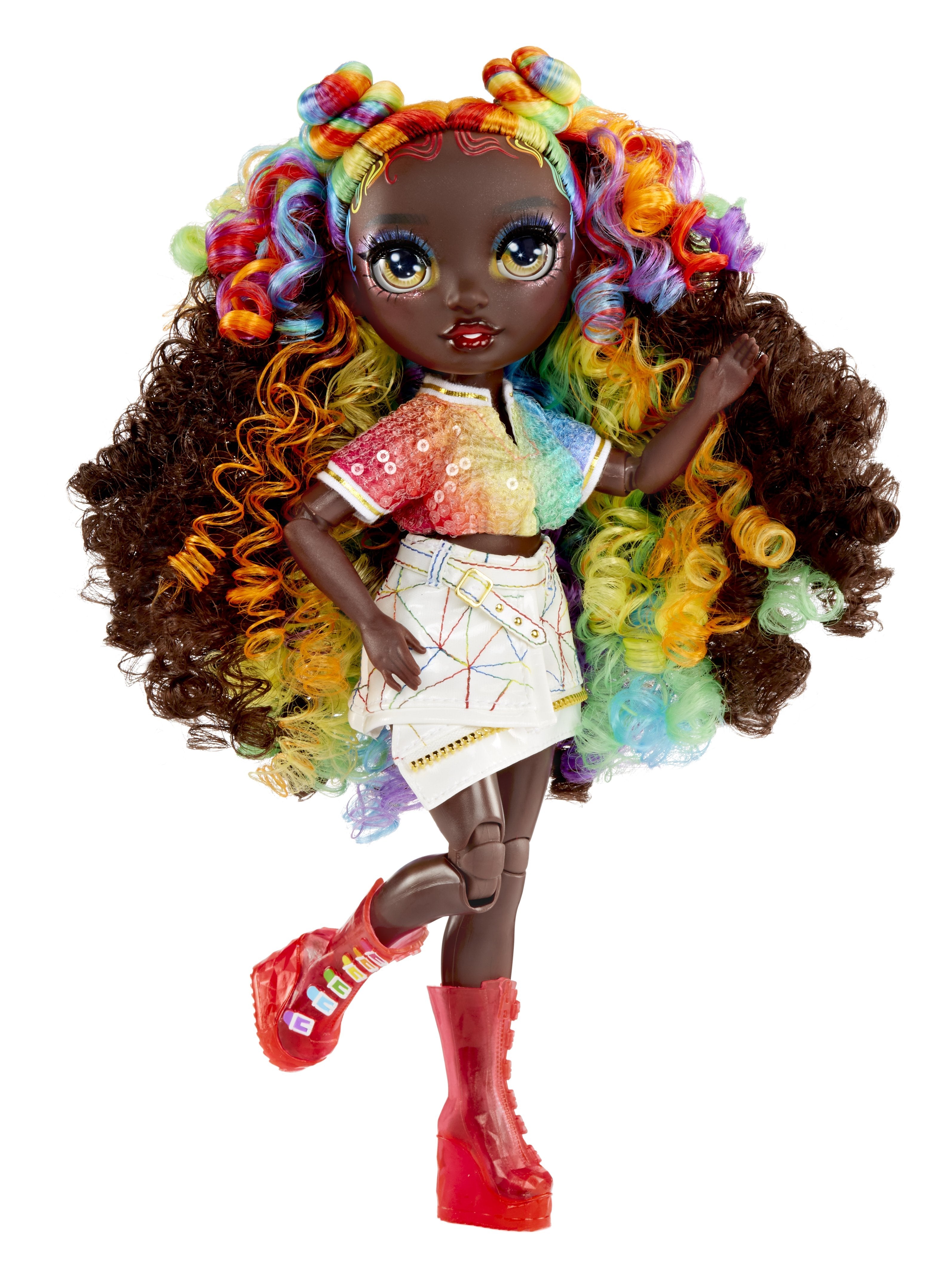 EAN 0035051121381 - Rainbow High Creative Crystals Fashion Doll- Iris Bow imagen 9