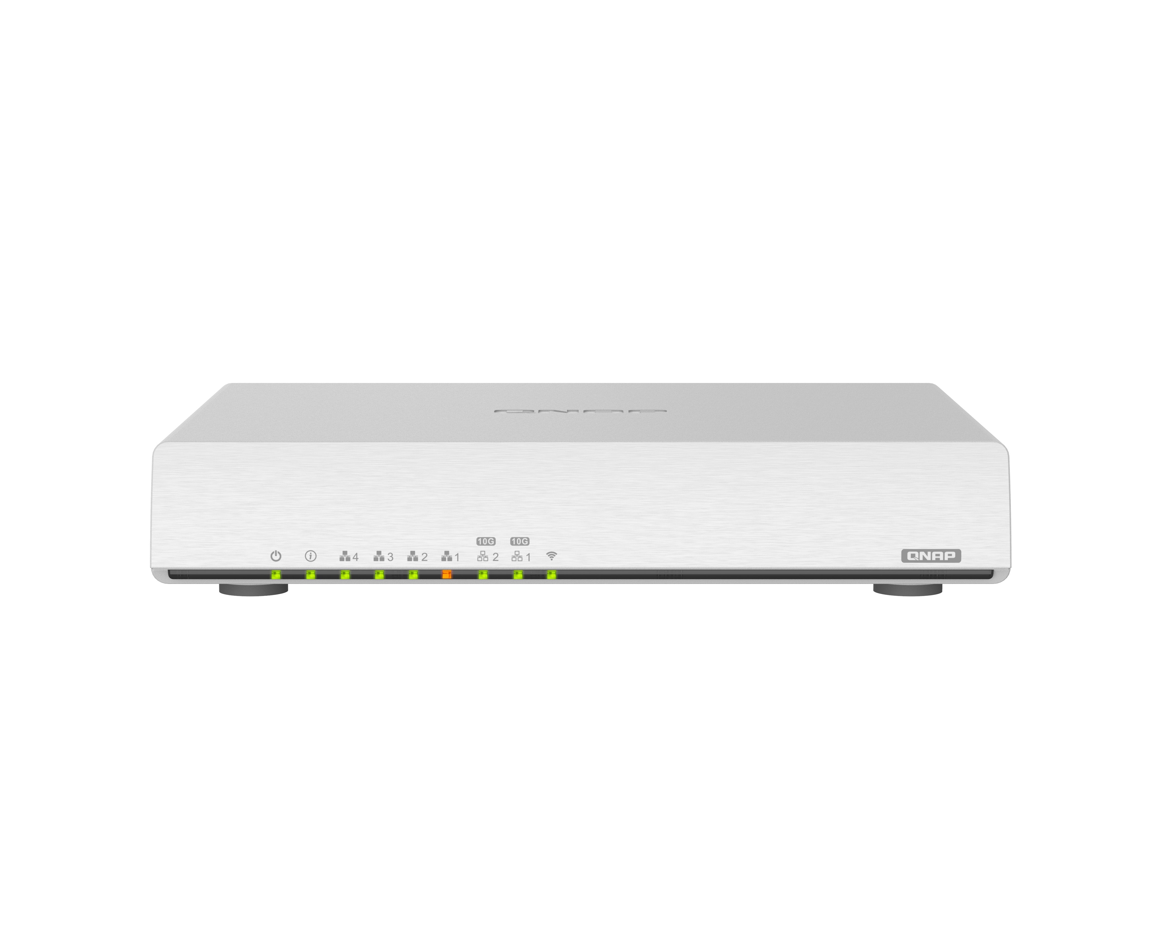 EAN 0885022019861 - QNAP QHora-301W router inalámbrico 10 Gigabit Ethernet Doble banda (2,4 GHz / 5 GHz) Blanco imagen 1