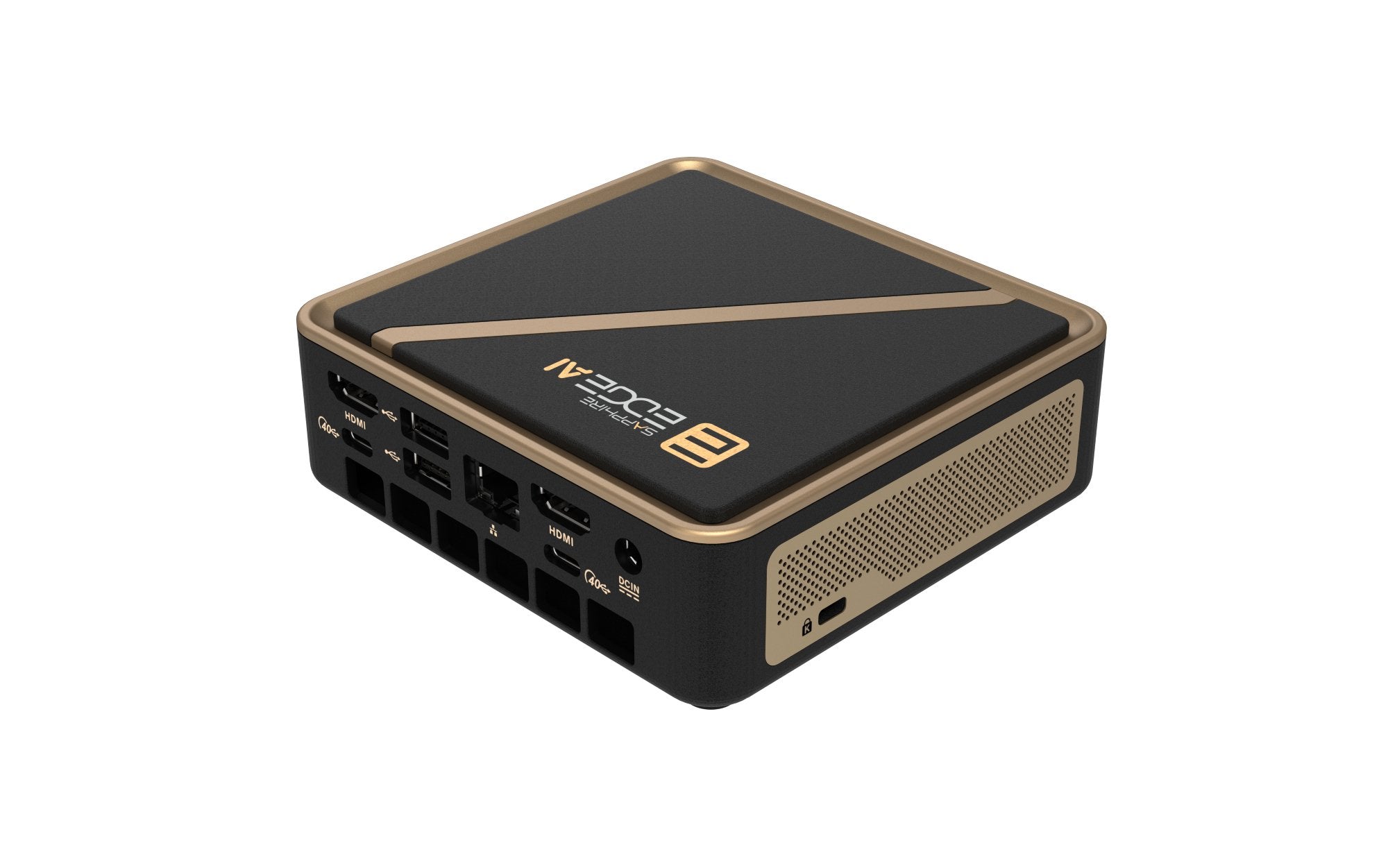 EAN 4895106297128 - Sapphire EDGE AI 370 SFF Negro, Oro FP8 2 GHz imagen 2