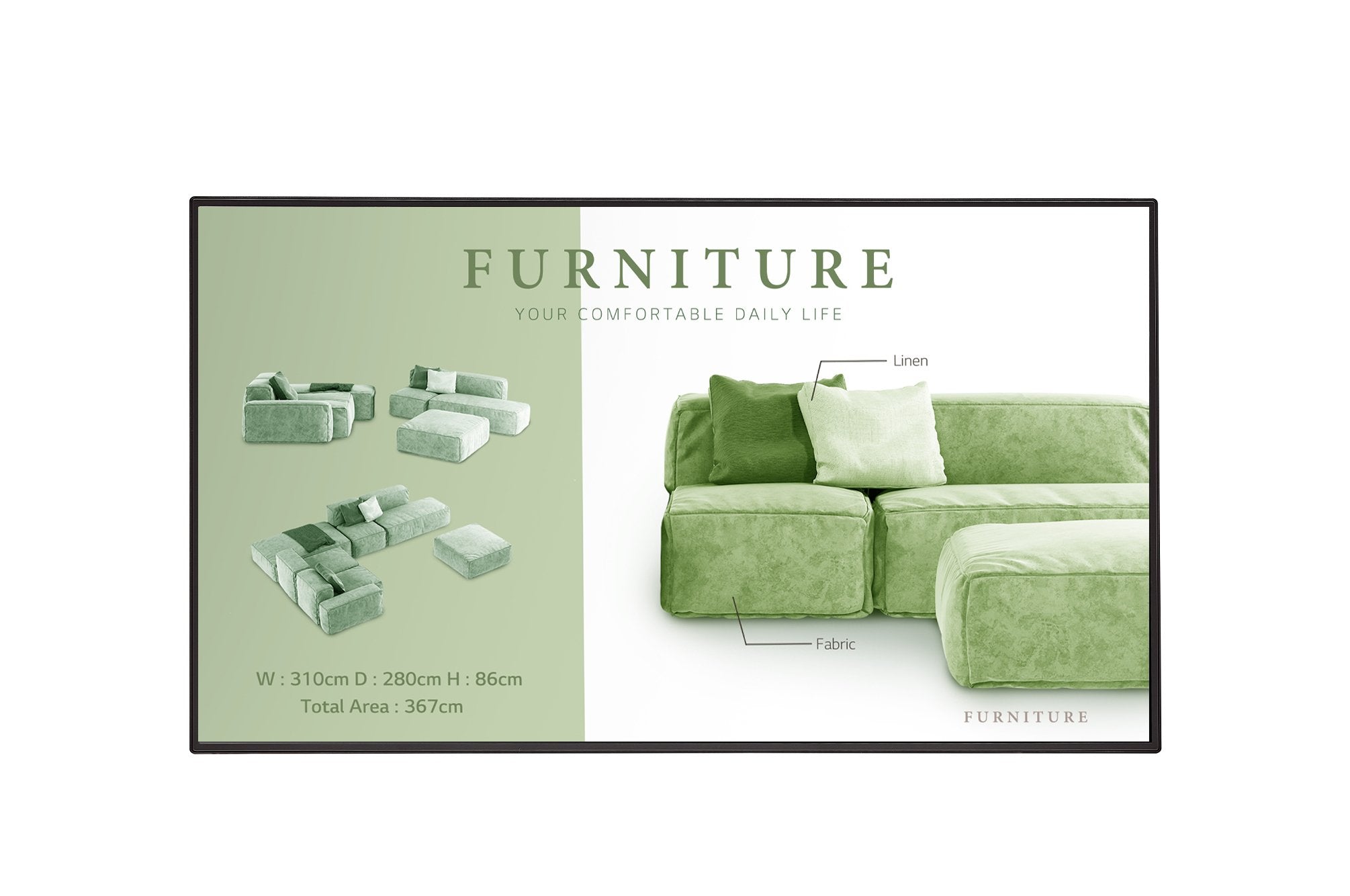 EAN 8806084298850 - LG 49UM5N-H Pantalla plana para señalización digital 124,5 cm (49") LCD Wifi 500 cd / m² 4K Ultra HD Negr imagen 1