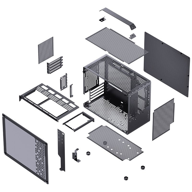 Jonsplus Z20 Micro-Atx Carcasa, Con Tragegriff - Negro