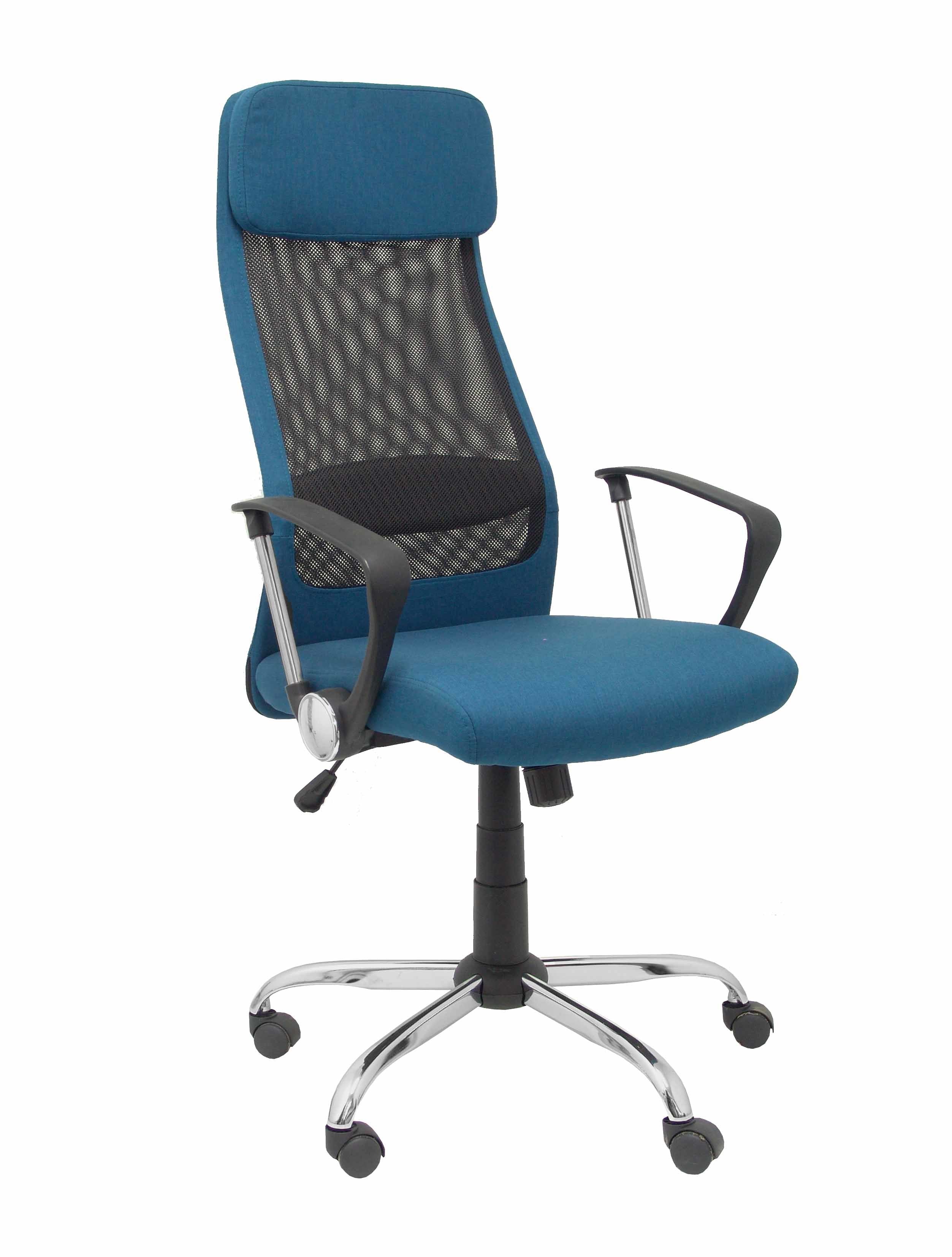 Silla Esteras Tela Turquesa