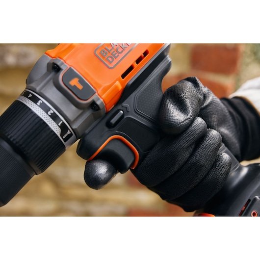 Taladro De Impacto Inalámbrico Negro&Decker 18 V 2 Ah. Kof Bcd383d1xk