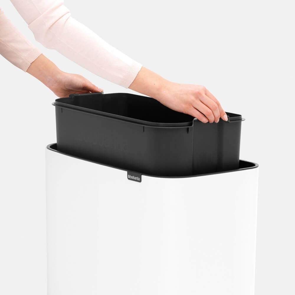 Brabantia 313509 Papelera 36 L Rectangular Plástico Blanco