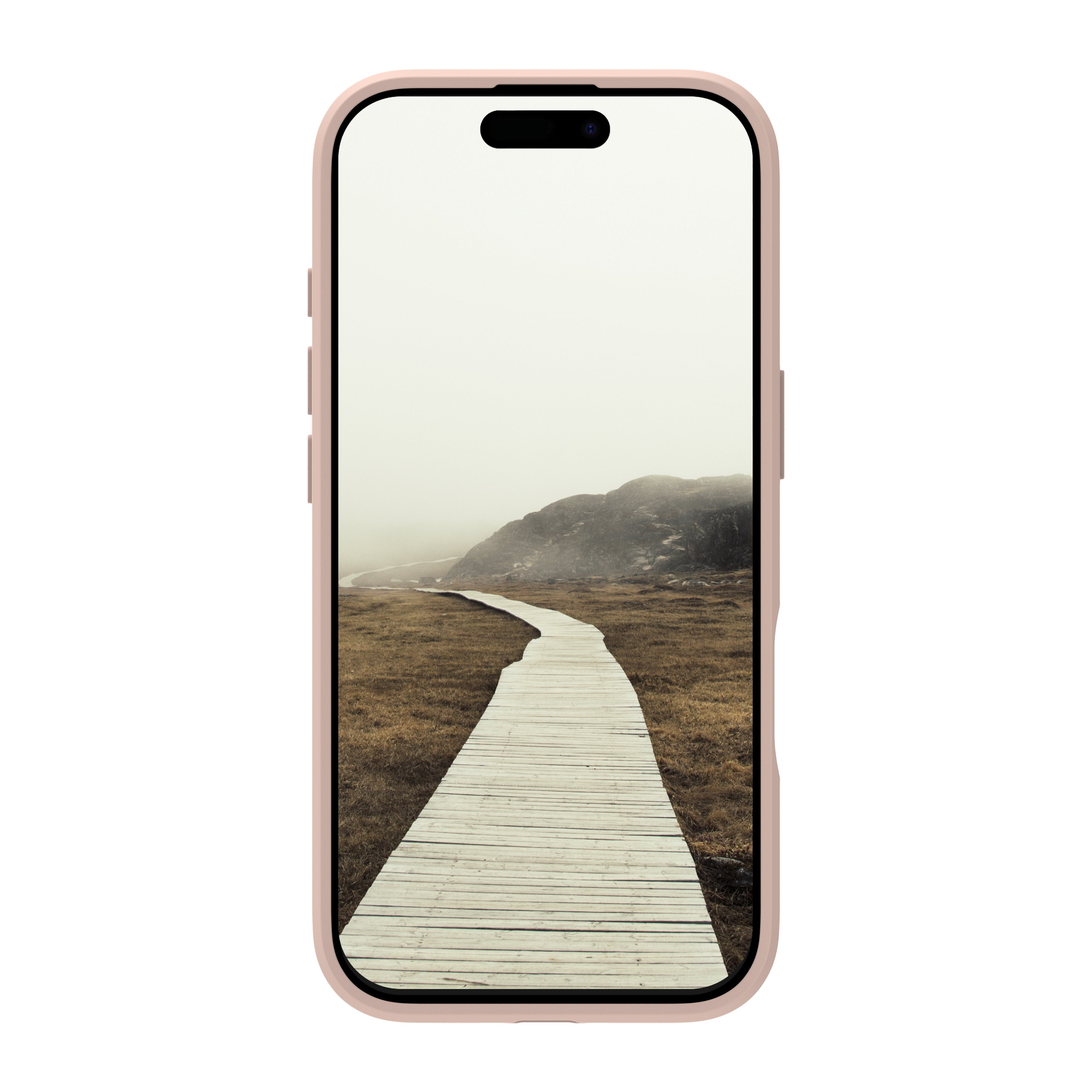 Dbramante1928 Greenland Pro Carcasa Trasera Para Teléfono Móvil Compatibilidad Con Magsafe Plástico Arena Rosa