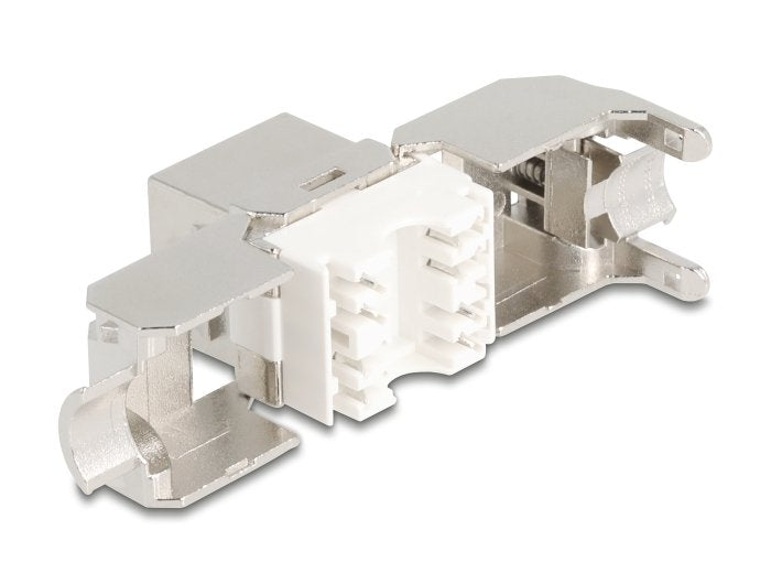 Delock 90683 Módulo Keystone Rj45 Hembra A Lsa Cat.8.1 Con Cierre Metálico Sin Herramientas