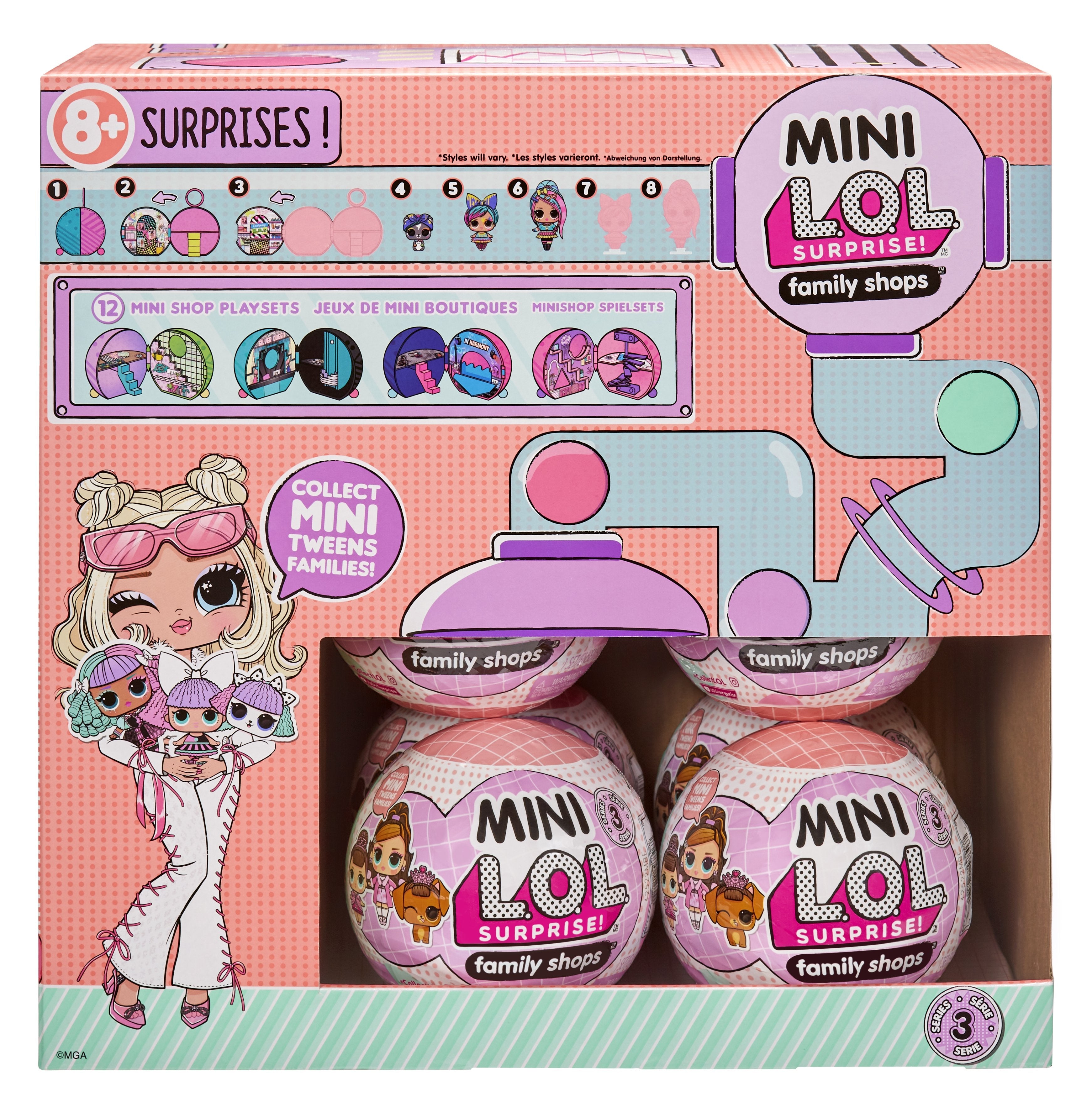 Mga Entertainment L.Ol Surprise Mini Family Collection Series 3