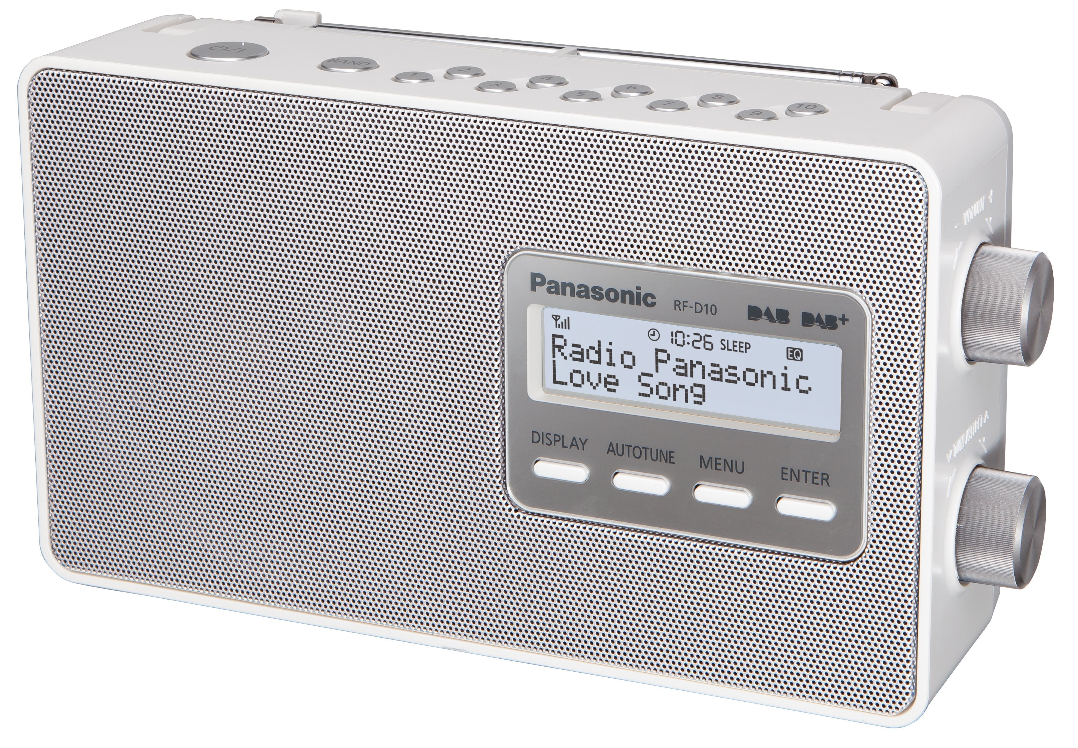Radio Panasonic Rf-D10eg-W, Blanca, Dab+ Rf-D10eg-W