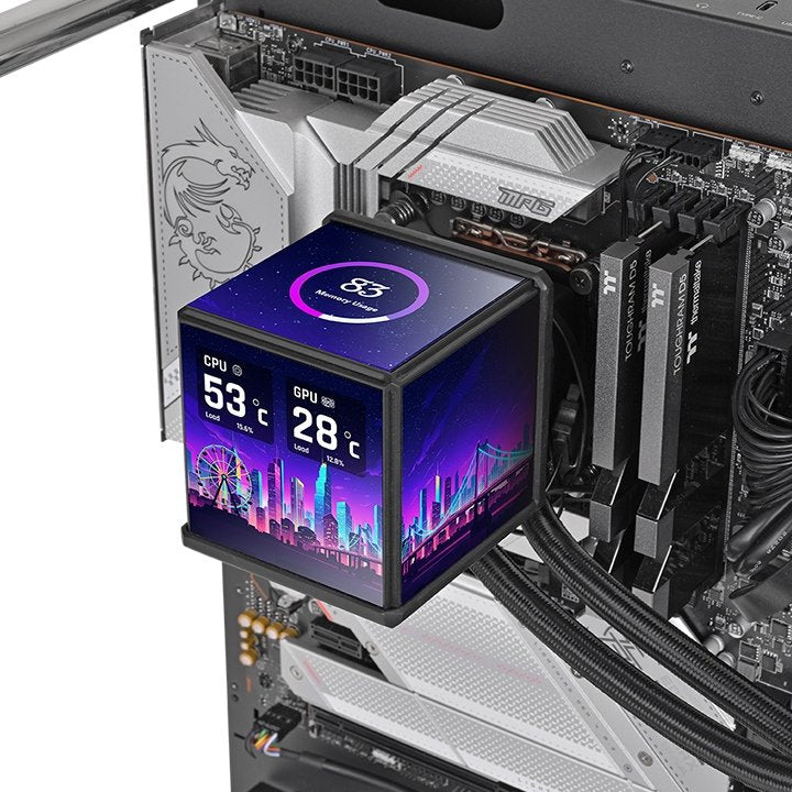 Refrigerador Liquido Cpu K Thermaltake Minecube 360 Ultra Aio Argb Fan Negro