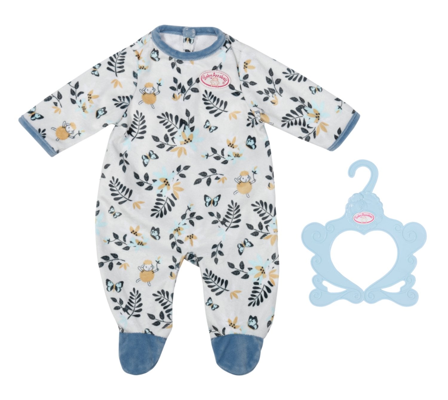 Zapf Creation Baby Annabell® Pelele Hojas Azules 43cm, Accesorios Para Muñecas 706824
