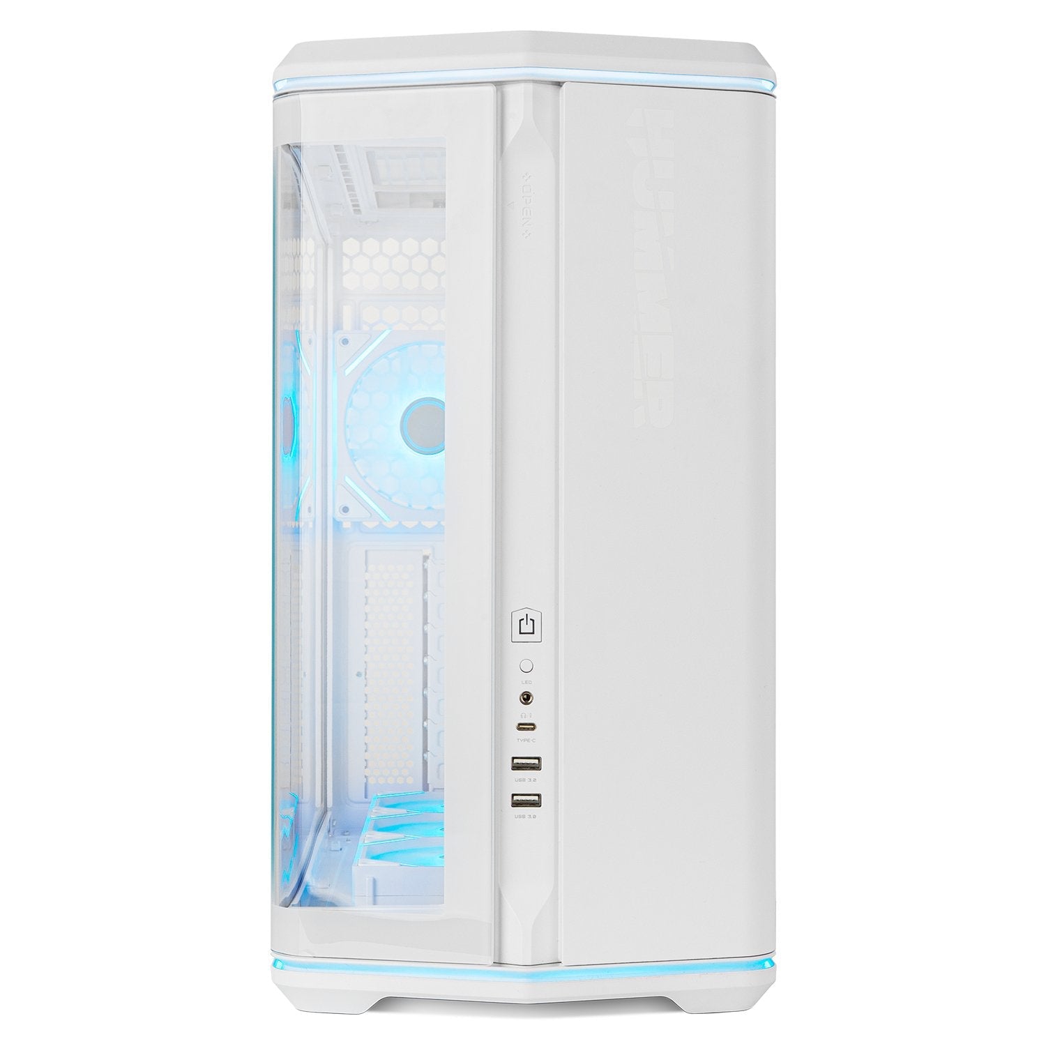 Caja Gaming Semitorre Nox Hummer Anvil Blanca