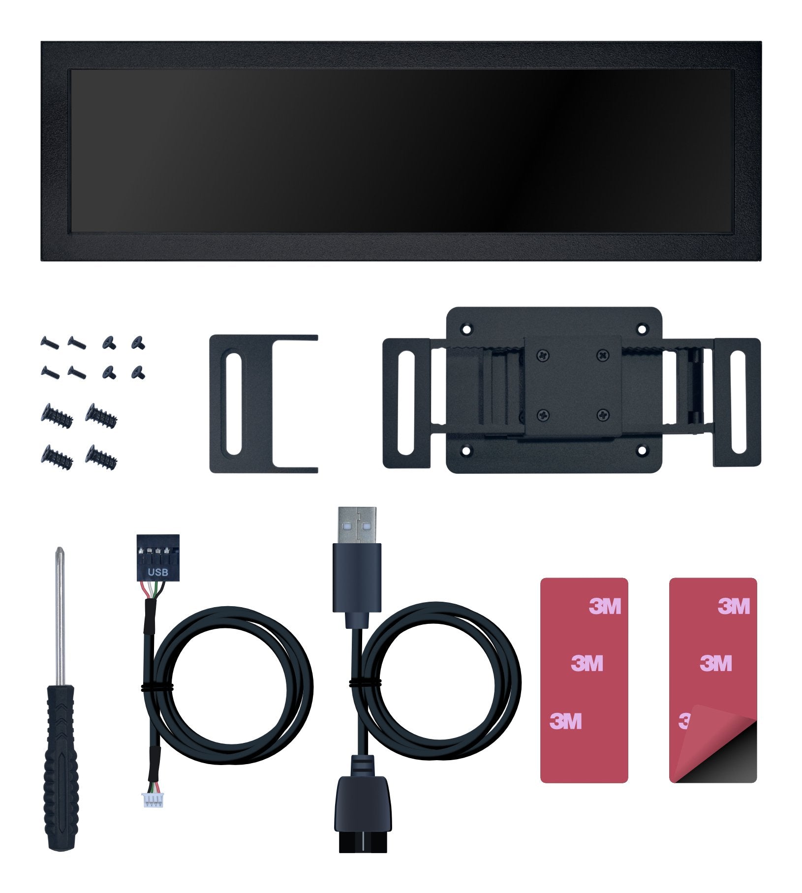 Lcd Lian Li Universal Screen 8.8  Black