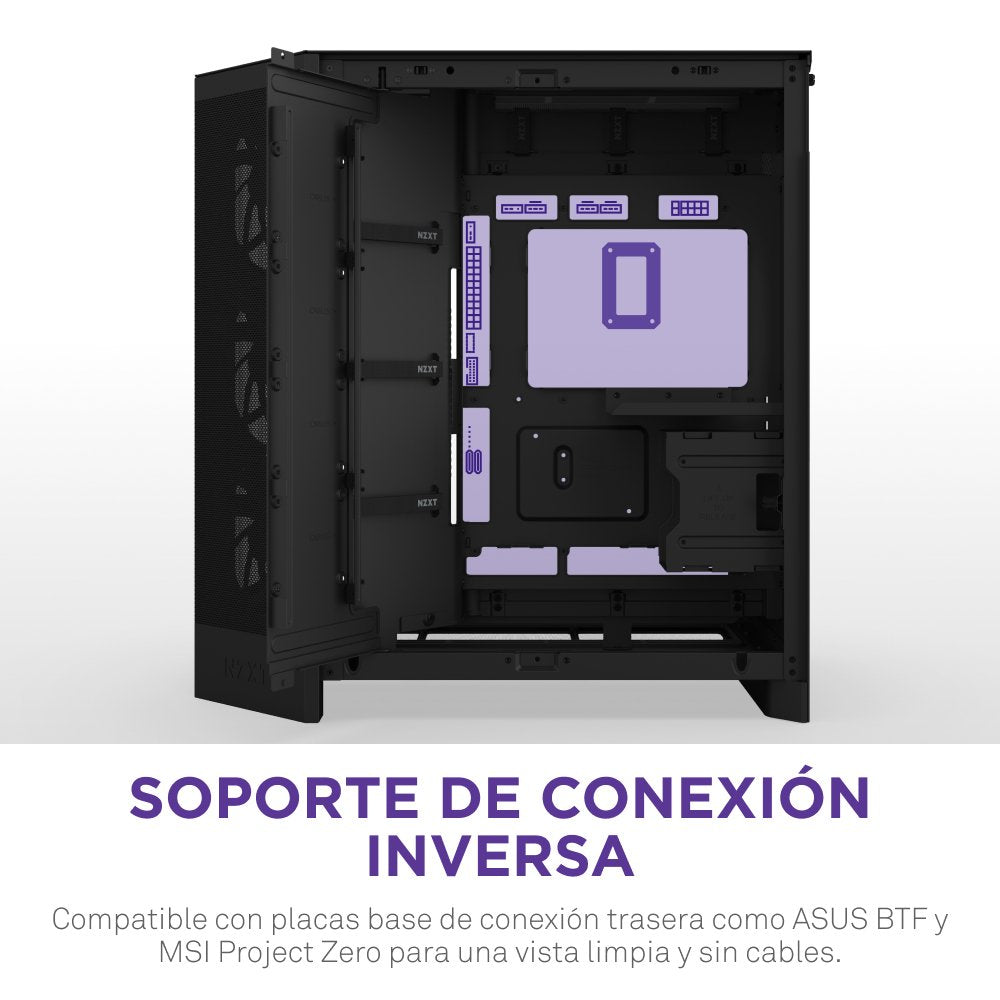 EAN 5056547207643 - NZXT H9 Flow Midi Tower Negro imagen 8