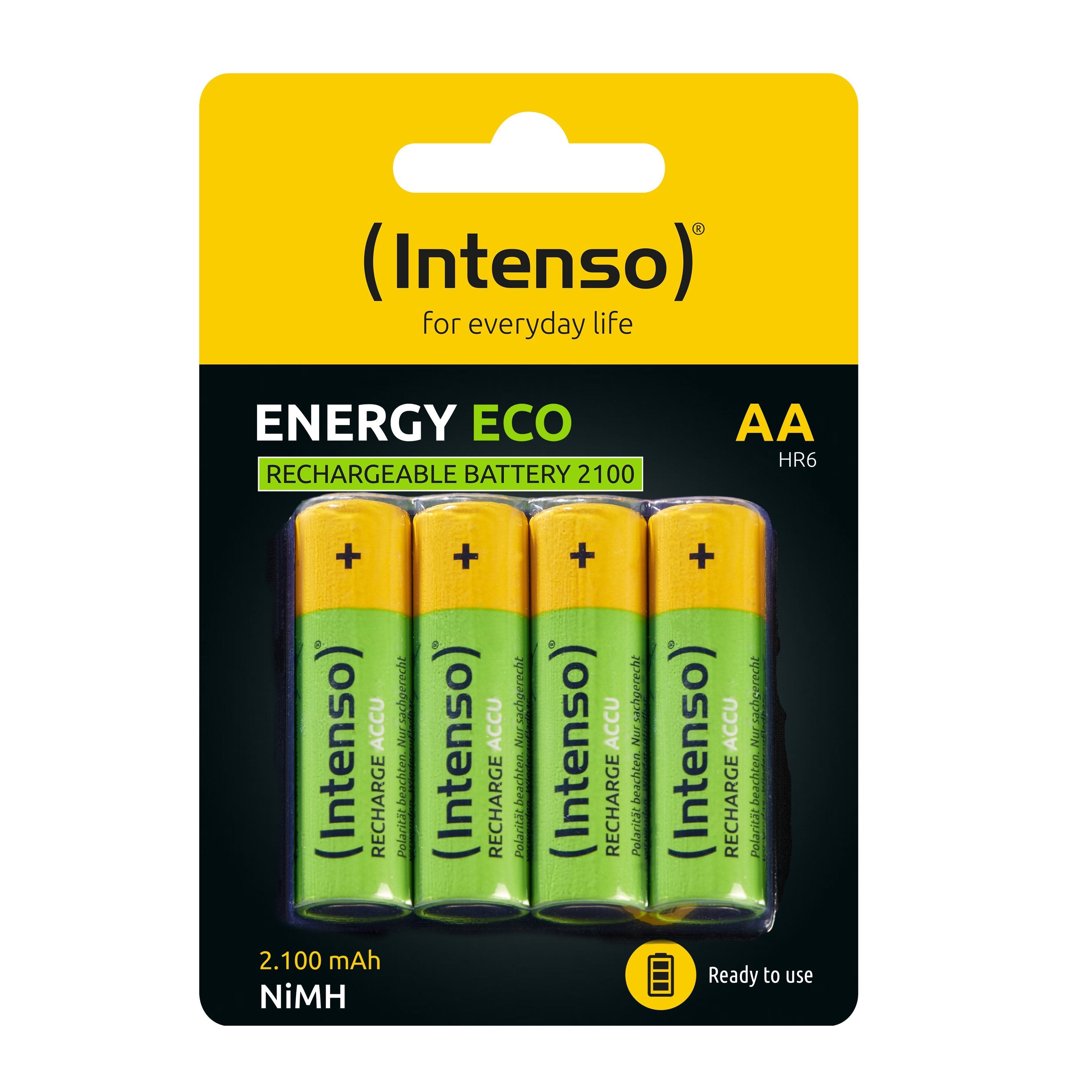 Intenso Akku Nimh, Mignon, Aa, Hr06, 1.2v/2100mah