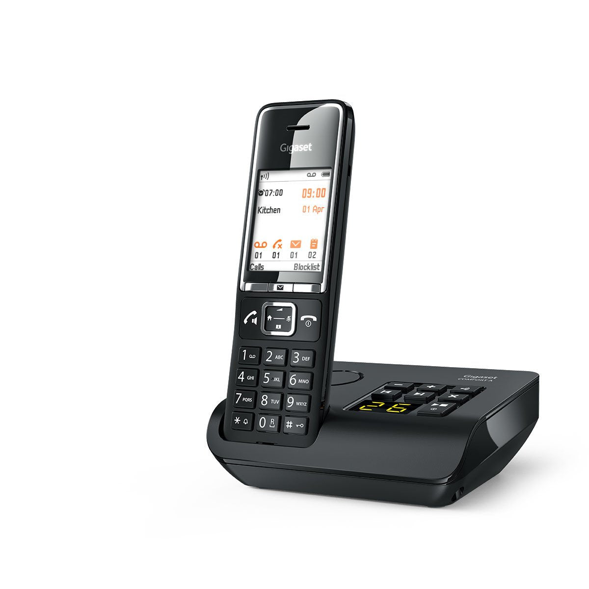 EAN 4250366866109 - Gigaset COMFORT 550A Teléfono DECT/analógico Identificador de llamadas Negro imagen 12