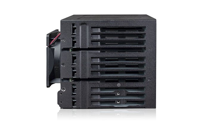 Icy Dock Mb924ip-B Parte Carcasa De Ordenador Universal Funda De Disco Duro, Chasis Intercambiable Negro, Universal, Funda De Disco Duro, Metal, Negro, 2.5", Ce, Rohs, Reach