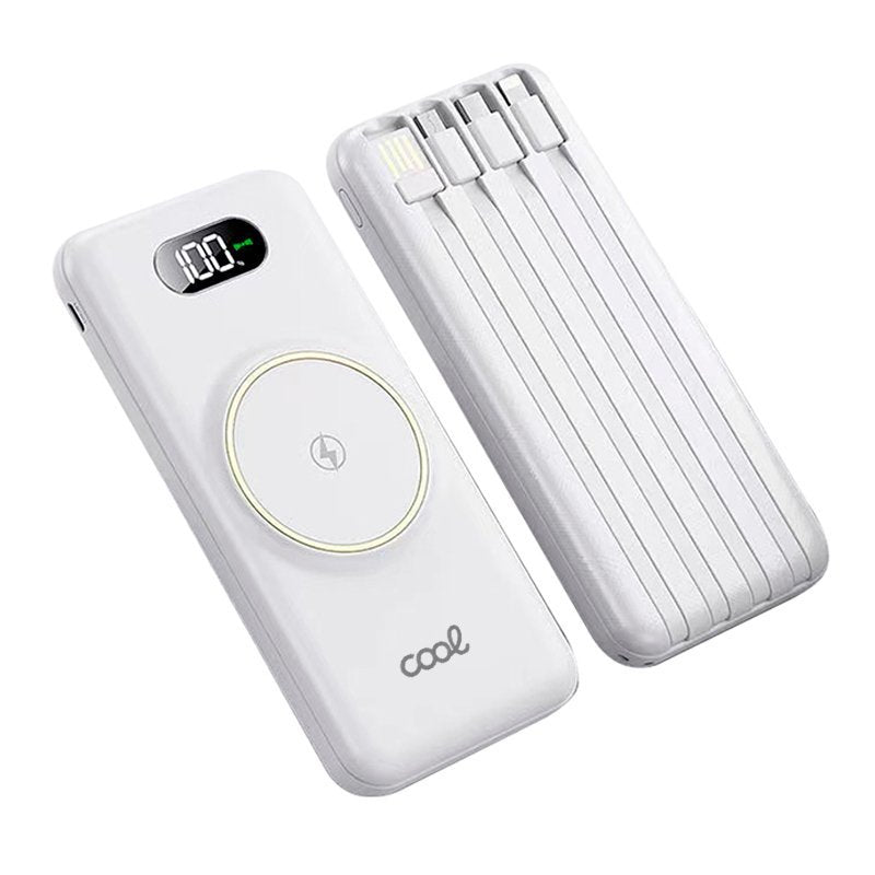 EAN 8434847060750 - COOL Accesorios 8434847060750 batería externa Polímero de litio 10000 mAh Cargador inalámbrico Plata imagen 2