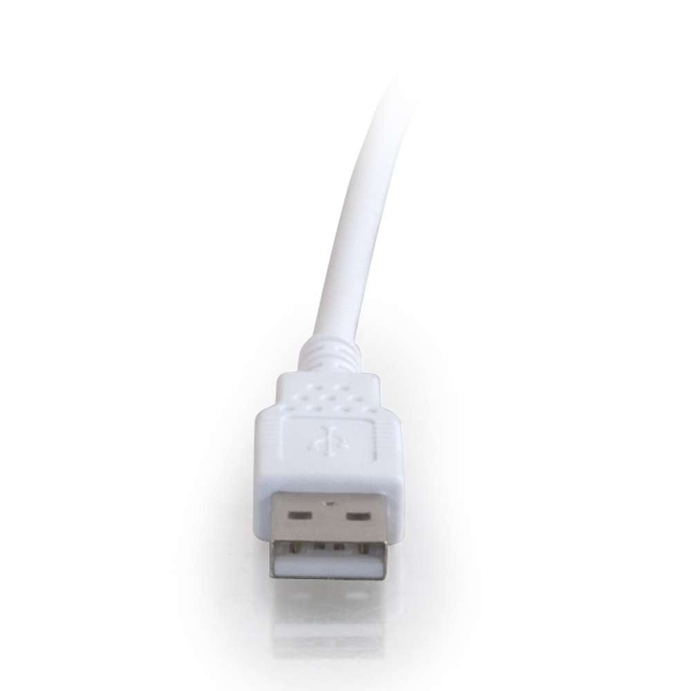 EAN 0757120190189 - C2G USB A Male to A Female Extension Cable 2m cable USB 2,01 m Blanco imagen 2