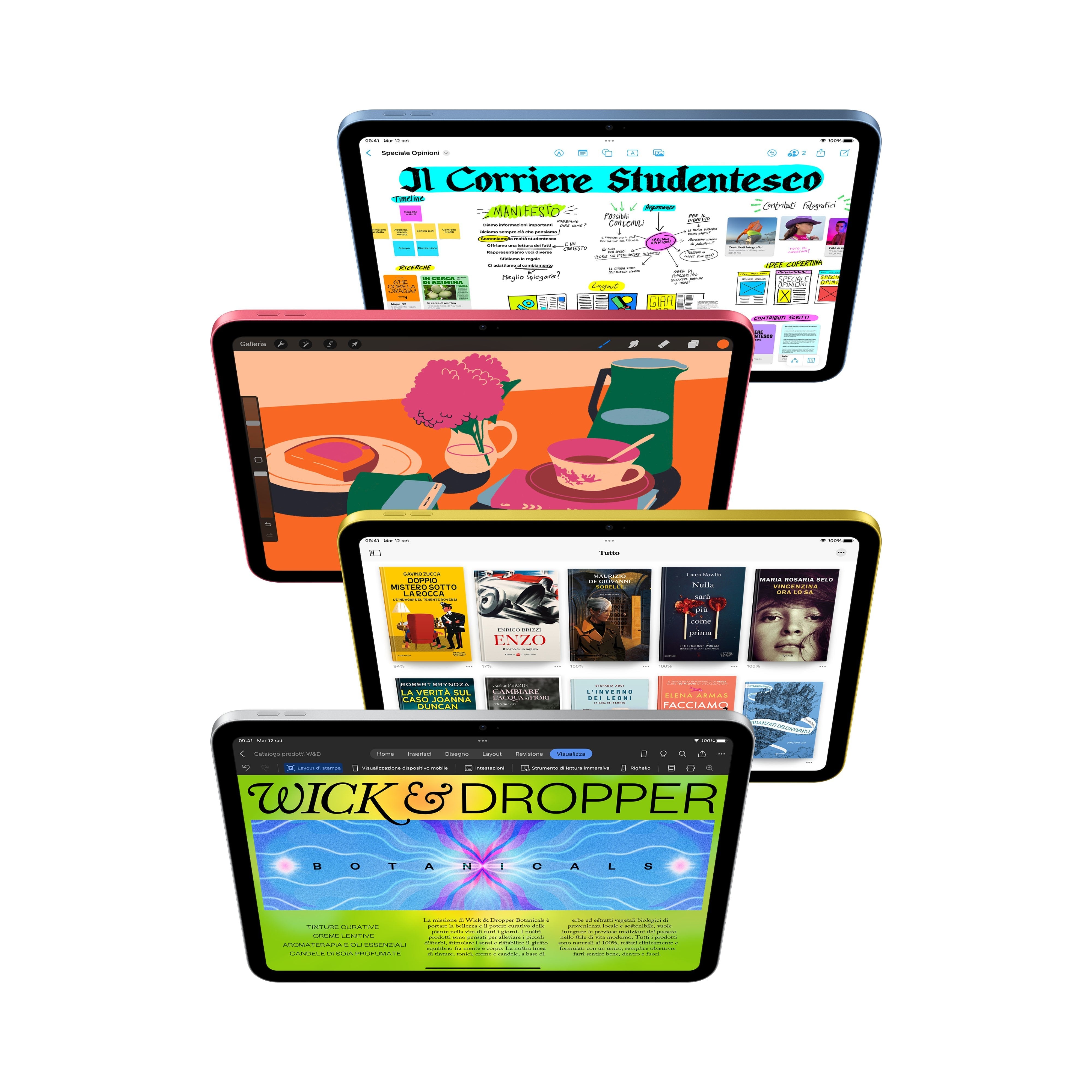 Apple Ipad 256gb, Tableta Pc Amarillo, 5g, Gen 10 / 2022 Mcmq4nf/A