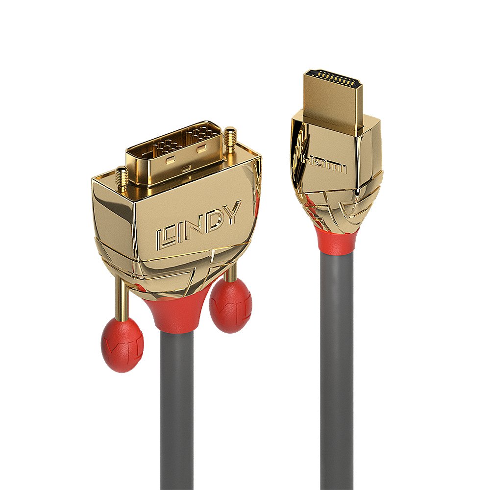 EAN 4002888361972 - Lindy 36197 adaptador de cable de vídeo 5 m HDMI tipo A (Estándar) DVI-D Gris imagen 1